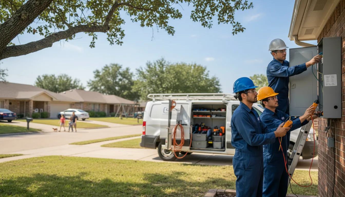 Certified electrician providing emergency electrical services in Osage, IA